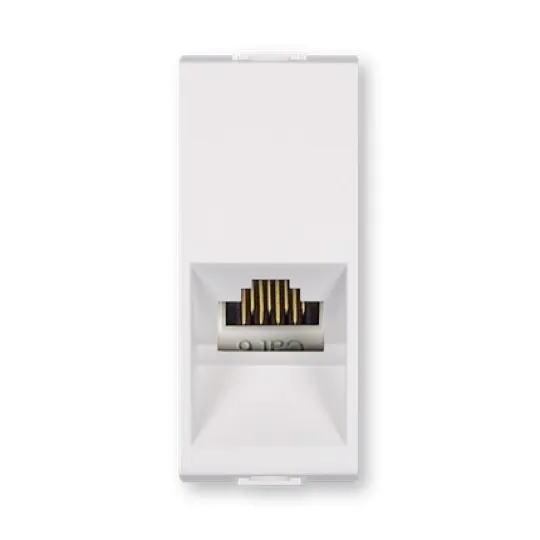 Kompjuterska priključnica bela 1M RJ45.Cat5 664.0 MODE Aling