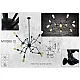 Luster crni Max.60W 220~240V 12xE27 M10350-12