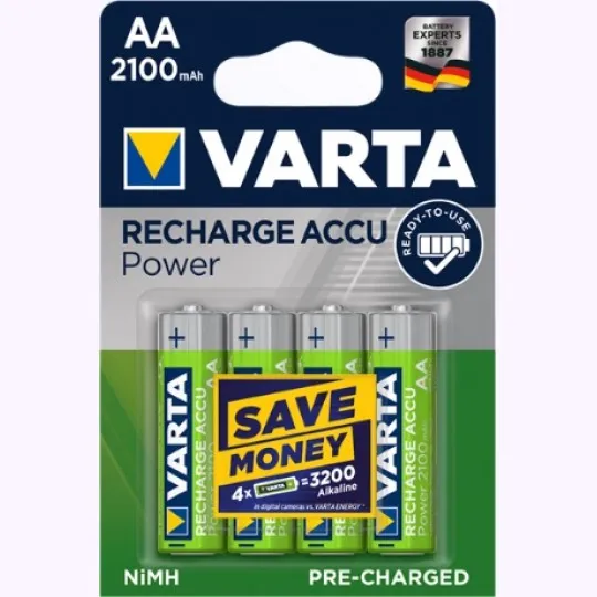 Baterije Power Play ready to use HR6 2100mAh Varta