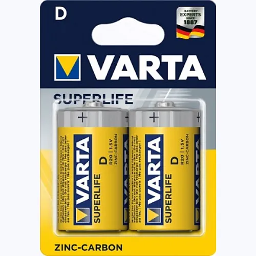 Baterije Superlife R20 1.5V Varta