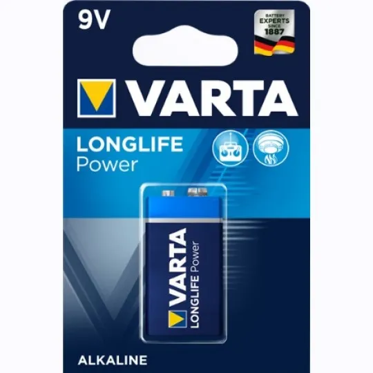 Baterija Longlife Power 9V 6LR61 Varta
