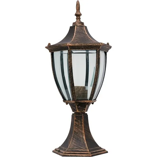 Baštenska lampa - fenjer braon Max.1x60W IP44 E27 M2003-S