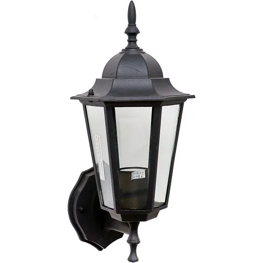 Baštenska lampa - fenjer crni Max.1x60W IP44 E27 M2002-G