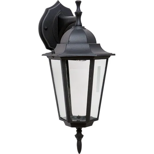 Baštenska lampa - fenjer crni Max.1x60W IP44 E27 M2002-D