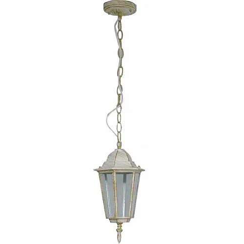 Baštenska lampa - fenjer beli Max.1x60W IP44 E27 M2002-V