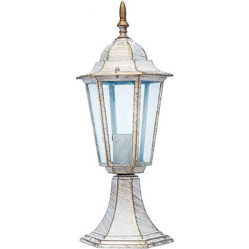 Baštenska lampa - fenjer beli Max.1x60W IP44 E27 M2002-S