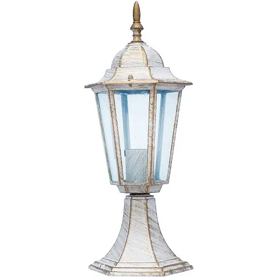 Baštenska lampa - fenjer beli Max.1x60W IP44 E27 M2002-S