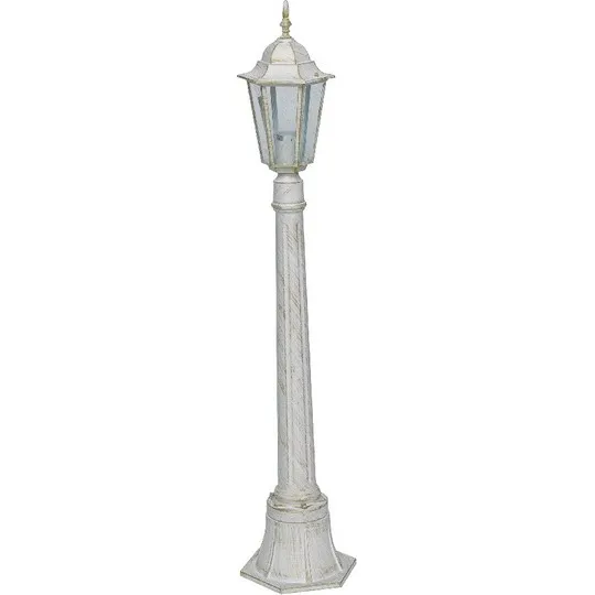 Baštenska lampa - fenjer beli Max.1x60W IP44 E27 M2002-SV