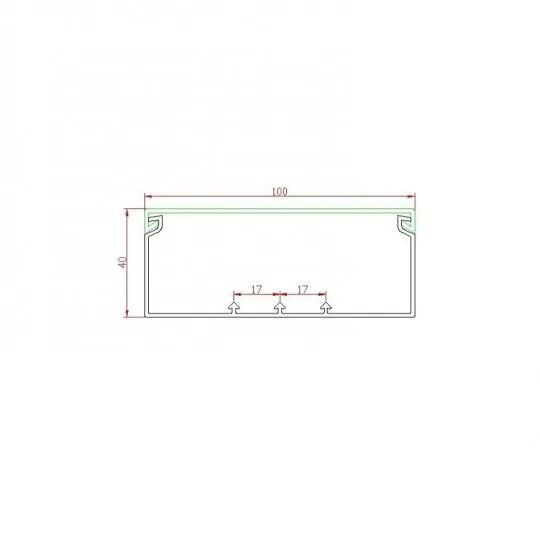 Kablovski kanal PVC - kanalica 100x40mm 2m ME-100x40mm