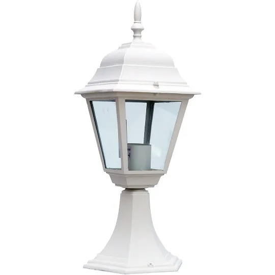 Baštenska lampa - fenjer beli Max.1x60W IP44 E27 M2001-S