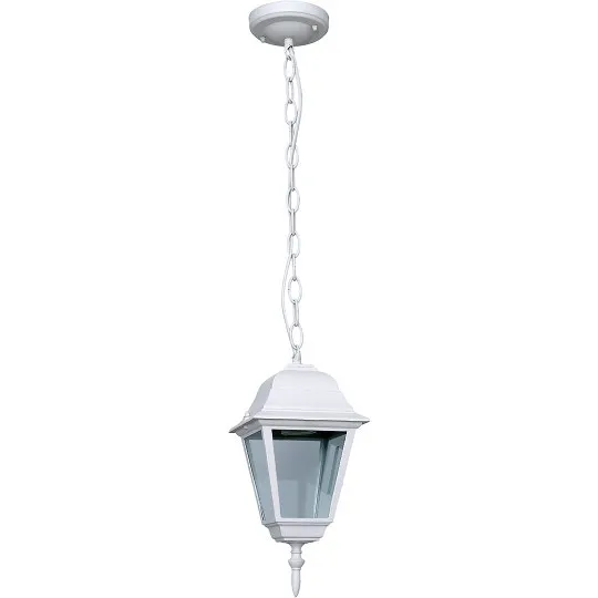 Baštenska lampa - fenjer beli Max.1x60W IP44 E27 M2001-V