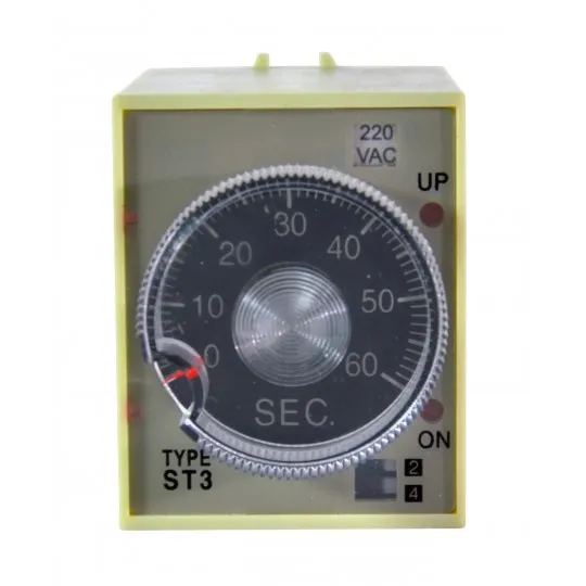 Tajmer 0-60 sekundi PMT-46 ST3PE 220V AC ME-FULI
