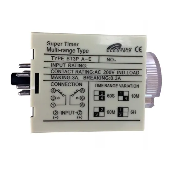 Tajmer 0-60 sekundi PMT-46 ST3PE 220V AC ME-FULI