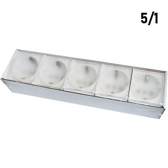 Priključnica bela PP 2M šuho II sa poklopcem 16A 653.00 5/1 MODE Aling