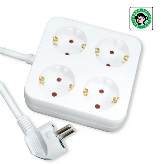 Prenosna četvorostruka priključnica (produžni kabl) 16A 250V 3680W PM4XP-2M DZ