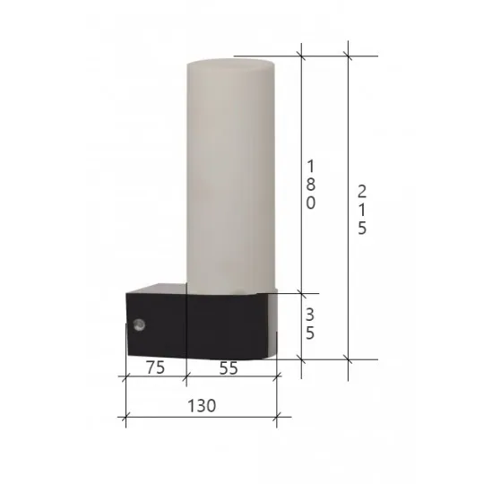 Zidna lampa bela kupatilska 1xE14 Max.40W IP44 M062-1