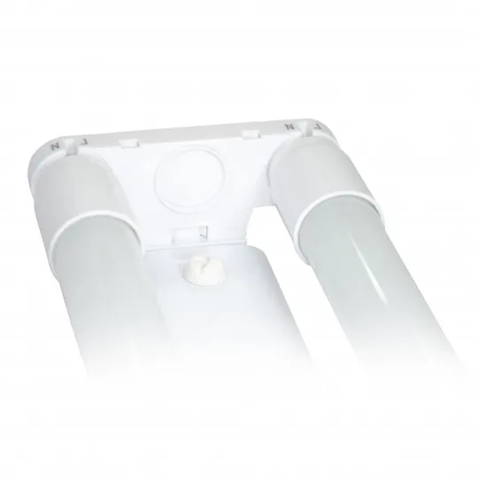 LED armatura bela 2x18W 220~240V 6500K L1235 x W102 x H72mm 2x1600lm M203838 Mitea Lighting