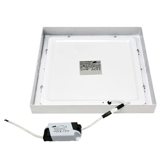 Nadgradni kvadratni led panel beli 24W 6500K M24NK