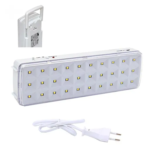 Punjiva lampa sa ručicom bela 2W 6500K IP40 30 LED M632L