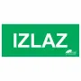 Nalepnica IZLAZ zelena