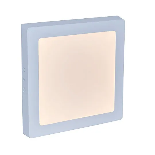 Nadgradni kvadratni LED panel beli 18W 3000K M18NK