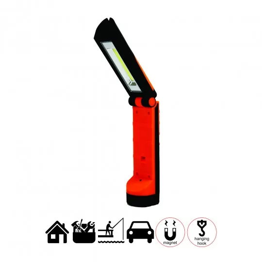 LED COB baterijska lampa 3W + 1W 3xAAA M701030