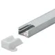 Aluminijumski profil za LED trake nadgradni set sa difuzorom 8.8x14.4x2000mm M506