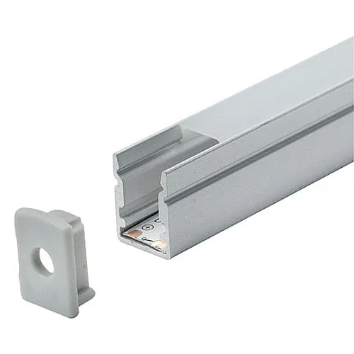 Aluminijumski profil za LED trake nadgradni set sa difuzorom 10x13x2000mm MA624