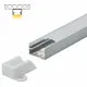 Aluminijumski profil za LED trake nadgradni set sa difuzorom 8.8x14.4x2000mm M506