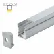 Aluminijumski profil za LED trake nadgradni set sa difuzorom 10x13x2000mm MA624
