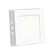 Nadgradni kvadratni LED panel beli 6W 3000K M6NK