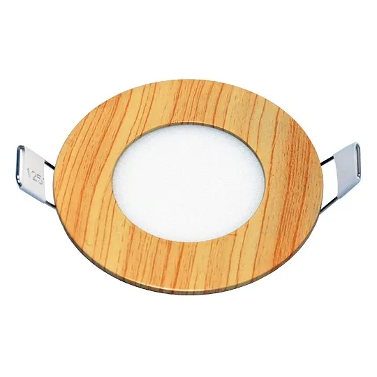 Ugradni okrugli LED panel boja drveta 3W 6500K M3UO-WDL