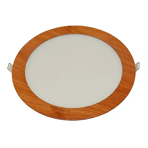 Ugradni okrugli LED panel boja drveta 18W 6500K M18UO-WD