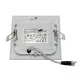 Ugradni kvadratni LED panel beli 6W 4000K M6UK