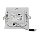 Ugradni kvadratni LED panel beli 6W 6500K M6UK