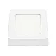 Nadgradni kvadratni LED panel beli 6W 3000K M6NK