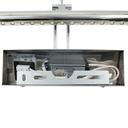 Zidna lampa hrom LED 5W 6500K, za sliku ili za ogledalo M209420