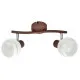 Spot lampa braon 40W 2xE14 M150320