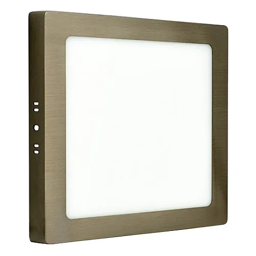 Nadgradni kvadratni LED panel saten nikl 18W 4000K M18NK-SN
