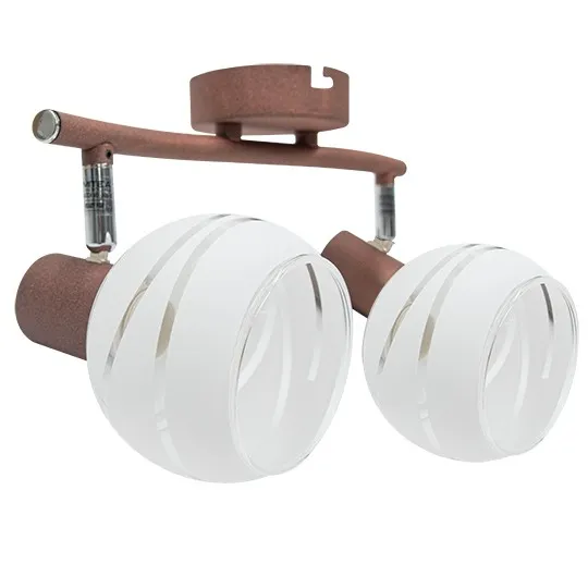 Spot lampa braon 40W 2xE14 M150320