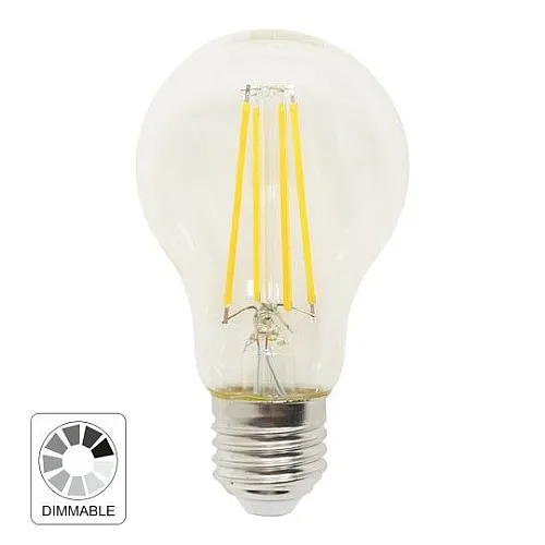 Sijalica E27 8W A60 2700K filament LED dimabilna 230V 806lm