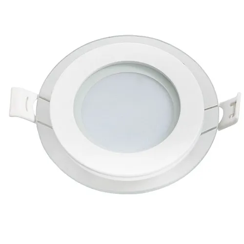 Ugradni okrugli LED panel beli 6W 6500K stakleni MPC6