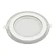 Ugradni okrugli LED panel beli 12W 6500K stakleni MPC12