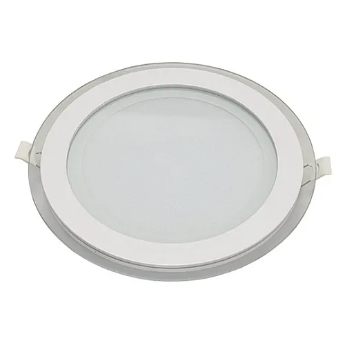 Ugradni okrugli LED panel beli 18W 6500K stakleni MPC18