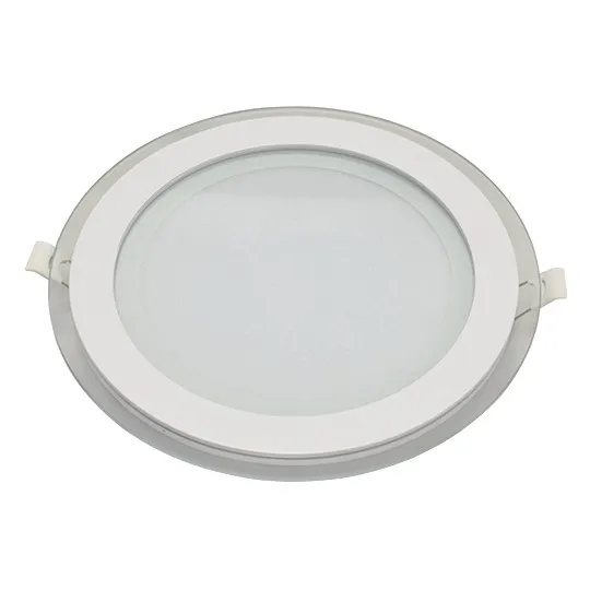 Ugradni okrugli LED panel beli 18W 6500K stakleni MPC18