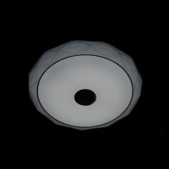 LED plafonjera bela 2x36W 180~260V WRGB fi500mm SMD DIJAMANT sa zvučnikom 5W, bluetooth, Android/iOS APP iLink (muzička plafonjera) smart M205502-BT