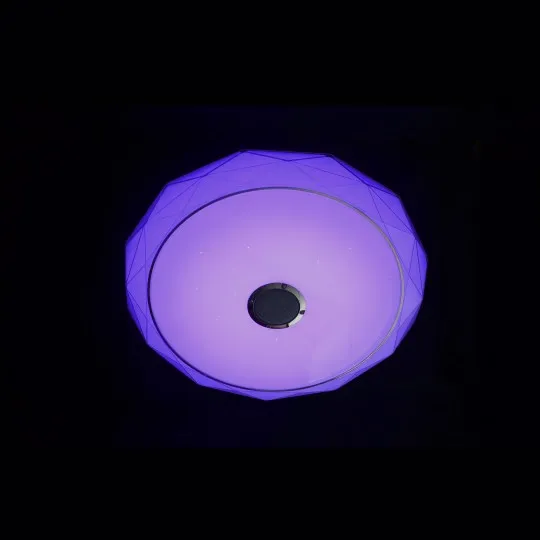 LED plafonjera bela 2x36W 180~260V WRGB fi500mm SMD DIJAMANT sa zvučnikom 5W, bluetooth, Android/iOS APP iLink (muzička plafonjera) smart M205502-BT