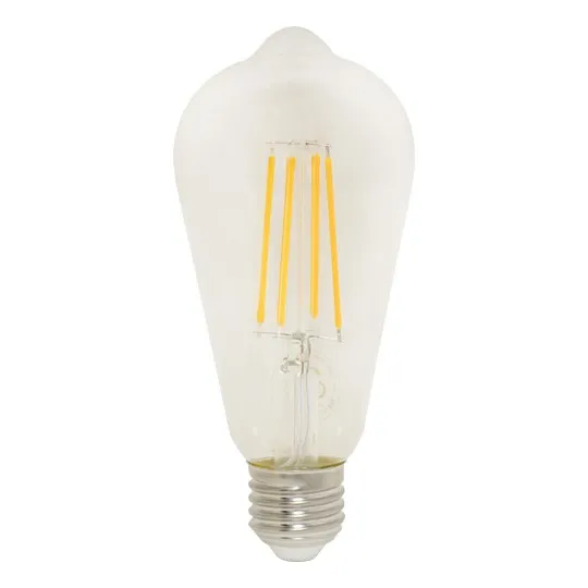 Sijalica E27 8W ST64 2200K filament LED dimabilna 230V 806lm
