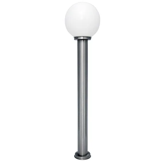 Stubna baštenska lampa M932 Max.60W saten hrom IP44 E27