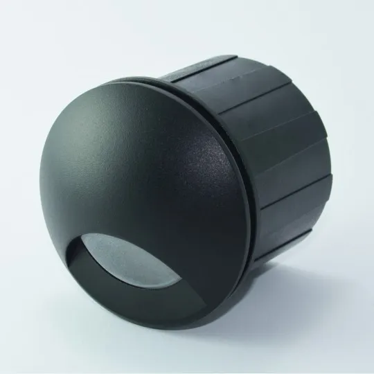 Spoljna ugradna LED zidna lampa crna 3W 4000K IP65 Ø60x58,5mm 15lm M953032 Mitea Lighting